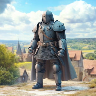 Clockwork Sunpath style, Midjourney V6.1: concept art character design of retropunk steam knight