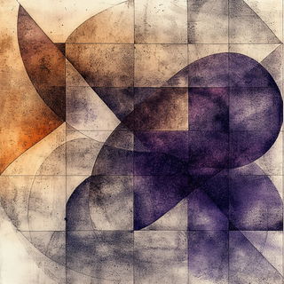 Migrant Chromaballet style, Midjourney V6.1: creative pattern composition