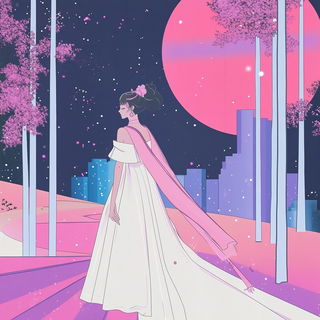 Liminaland style, Midjourney V6.1: retro fairy-tale illustration