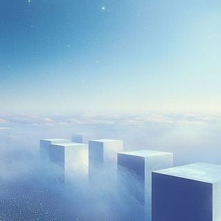 Cloudmortise style, Midjourney V6.1: abstract 3D render
