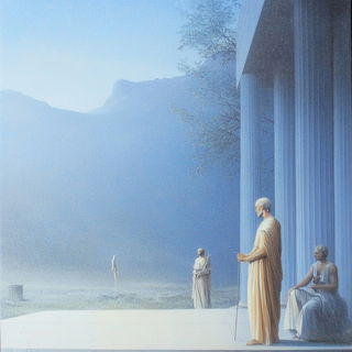 Cloudmortise style, Midjourney V6.1: classical 18th-century oil painting
