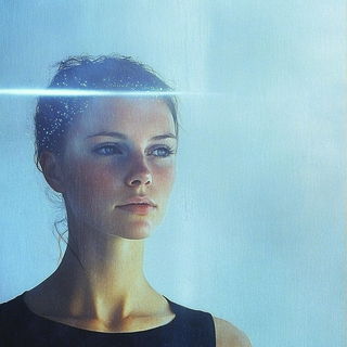 Cloudmortise style, Midjourney V6.1: photographic portrait of female protagonist