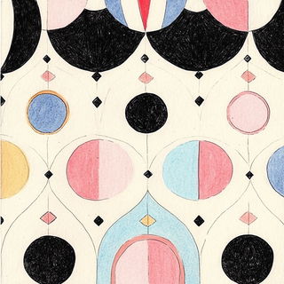 Mythopterica style, Midjourney V6.1: creative pattern composition