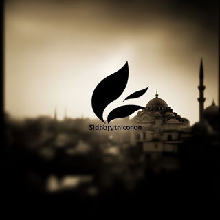 Violet Fluxmarble style, Midjourney V6.1: bold minimalist logo design for Istanbul city municipal services