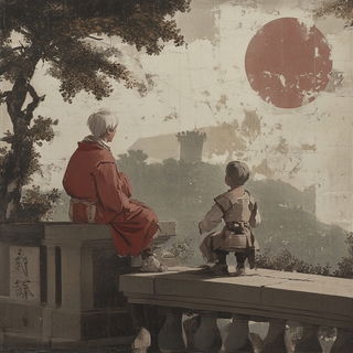 Jadecloud Mythography style, Midjourney V6.1: classical 18th-century oil painting