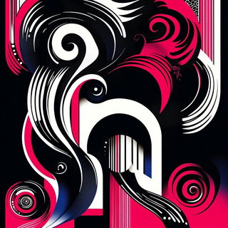 Inkakari style, Midjourney V6.1: creative pattern composition