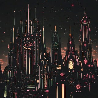 Inkamber style, Midjourney V6.1: cinematic shot from sci-fi movie