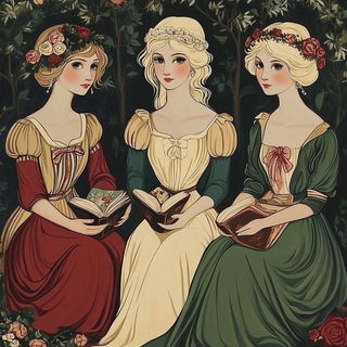 Inkamber style, Midjourney V6.1: classical 18th-century oil painting