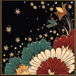 Inkamber style, Midjourney V6.1: creative pattern composition