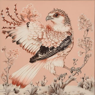 Selenite Spiralism style, Midjourney V6.1: traditional folk art