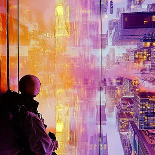 Pinkstone Flow style, Midjourney V6.1: cinematic shot from sci-fi movie
