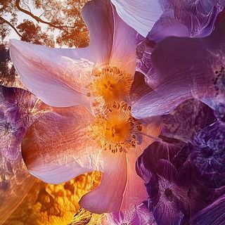 Pinkstone Flow style, Midjourney V6.1: creative pattern composition