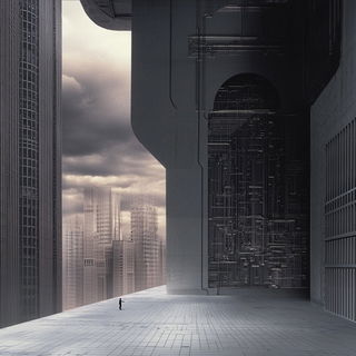 Spherespine Neonism style, Midjourney V6.1: technical infrastructure blueprint schematics