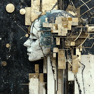 Cloudcliffigraphy style, Midjourney V6.1: abstract 3D render
