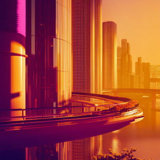 Stippled Elsewhere style, Midjourney V6.1: megacity with futuristic bioarchitecture