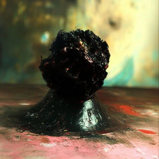 Vaporchrome Frontier style, Midjourney V6.1: abstract 3D render