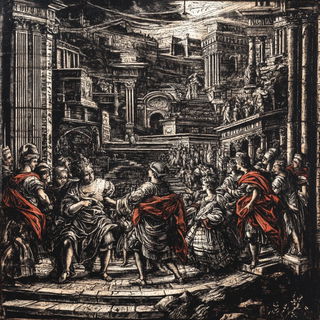 Anatomical Afterimage style, Midjourney V6.1: classical 18th-century oil painting