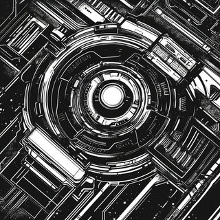 Anatomical Afterimage style, Midjourney V6.1: technical infrastructure blueprint schematics