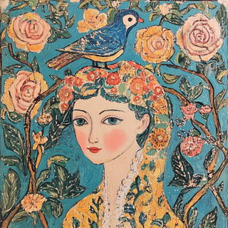 Viridion Perigee style, Midjourney V6.1: traditional folk art