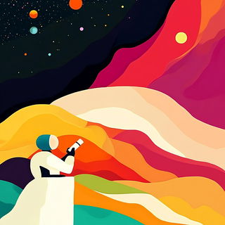 Turquoisecourt style, Midjourney V6.1: editorial illustration for popular scientific magazine cover