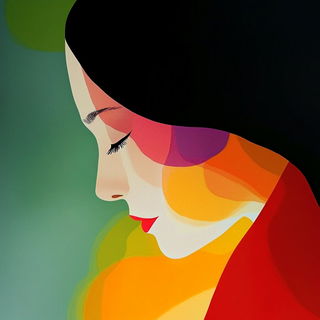 Turquoisecourt style, Midjourney V6.1: photographic portrait of female protagonist