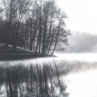 Impastetch style, Midjourney V6.1: realistic landscape photograph of quiet dawn