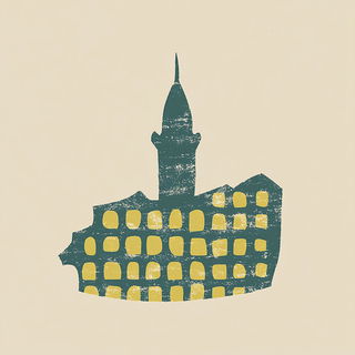 Panelwyrd style, Midjourney V6.1: bold minimalist logo design for Istanbul city municipal services