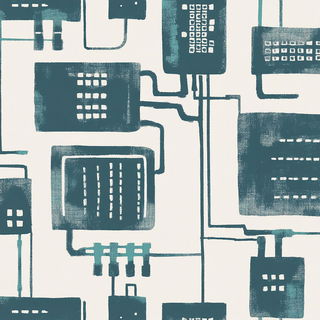Panelwyrd style, Midjourney V6.1: technical infrastructure blueprint schematics