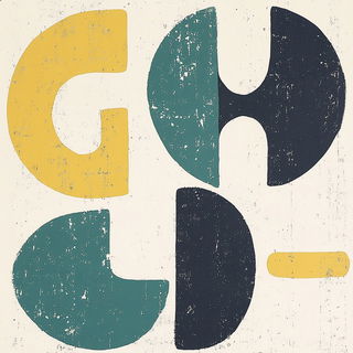 Panelwyrd style, Midjourney V6.1: typographic composition with large letters