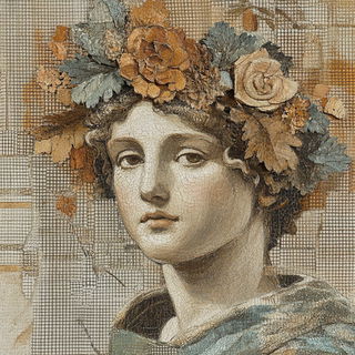 Splatmask Botanics style, Midjourney V6.1: classical 18th-century oil painting