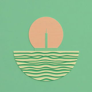 Arabesque Biolore style, Midjourney V6.1: bold minimalist logo design for Istanbul city municipal services