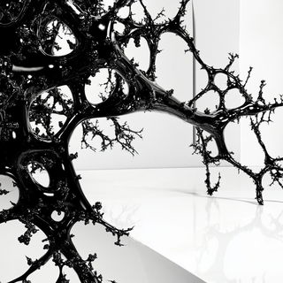 Stellacantata style, Midjourney V6.1: abstract 3D render