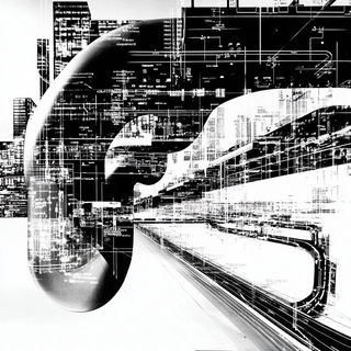 Stellacantata style, Midjourney V6.1: technical infrastructure blueprint schematics