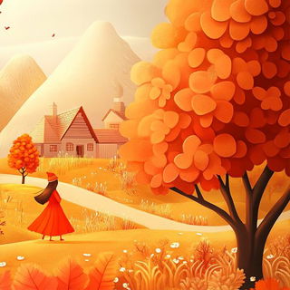 Chlororoadism style, Midjourney V6.1: retro fairy-tale illustration