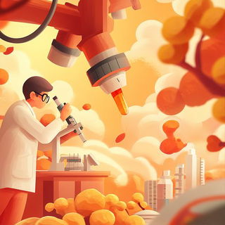 Chlororoadism style, Midjourney V6.1: editorial illustration for popular scientific magazine cover