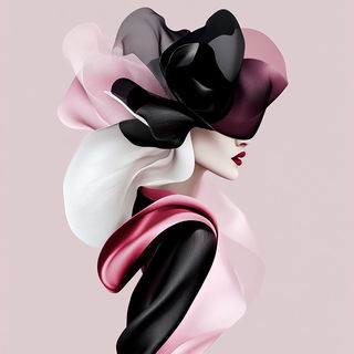 Silhouanatomy style, Midjourney V6.1: abstract 3D render
