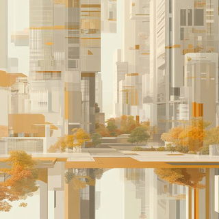 Gilded Botanime style, Midjourney V6.1: megacity with futuristic bioarchitecture