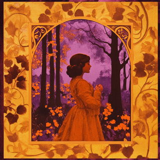 Chromatic Warpweave style, Midjourney V6.1: retro fairy-tale illustration