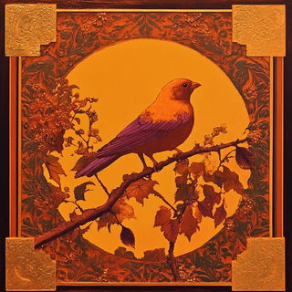 Chromatic Warpweave style, Midjourney V6.1: traditional folk art