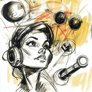 Inkflare Urbanime style, Midjourney V6.1: editorial illustration for popular scientific magazine cover