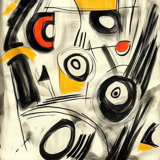 Inkflare Urbanime style, Midjourney V6.1: creative pattern composition