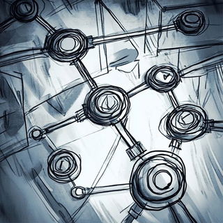 Inkflare Urbanime style, Midjourney V6.1: technical infrastructure blueprint schematics
