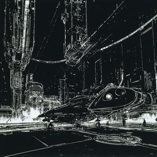 Lithocrenel style, Midjourney V6.1: cinematic shot from sci-fi movie