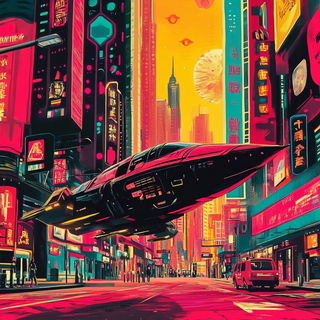 Neonforge Waters style, Midjourney V6.1: cinematic shot from sci-fi movie