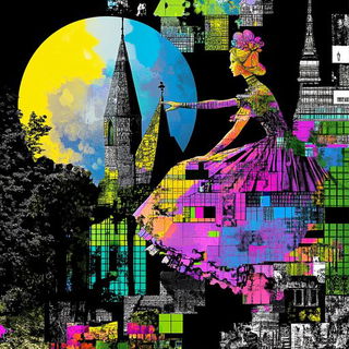 Brushmark Meridianism style, Midjourney V6.1: retro fairy-tale illustration