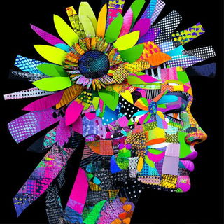 Brushmark Meridianism style, Midjourney V6.1: traditional folk art
