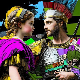 Brushmark Meridianism style, Midjourney V6.1: classical 18th-century oil painting