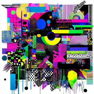 Brushmark Meridianism style, Midjourney V6.1: creative pattern composition