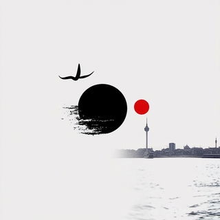 Chromopera style, Midjourney V6.1: bold minimalist logo design for Istanbul city municipal services