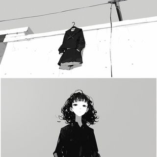 Chromopera style, Midjourney V6.1: black-and-white manga comic strip
